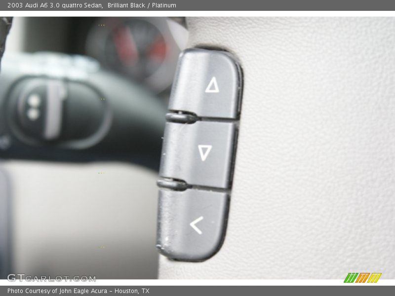 Brilliant Black / Platinum 2003 Audi A6 3.0 quattro Sedan