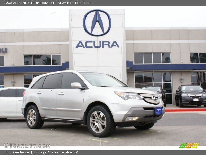 Billet Silver Metallic / Taupe 2008 Acura MDX Technology