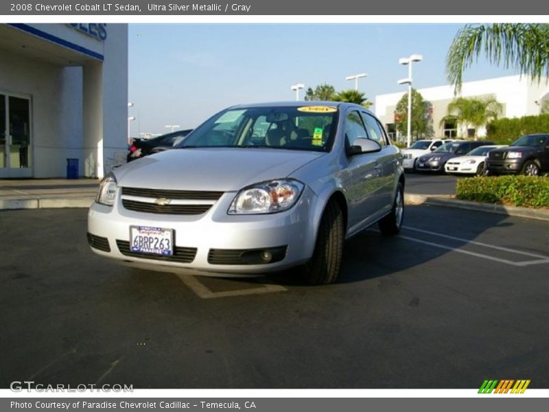 Ultra Silver Metallic / Gray 2008 Chevrolet Cobalt LT Sedan