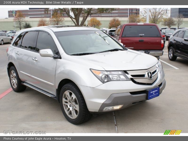 Billet Silver Metallic / Taupe 2008 Acura MDX Technology