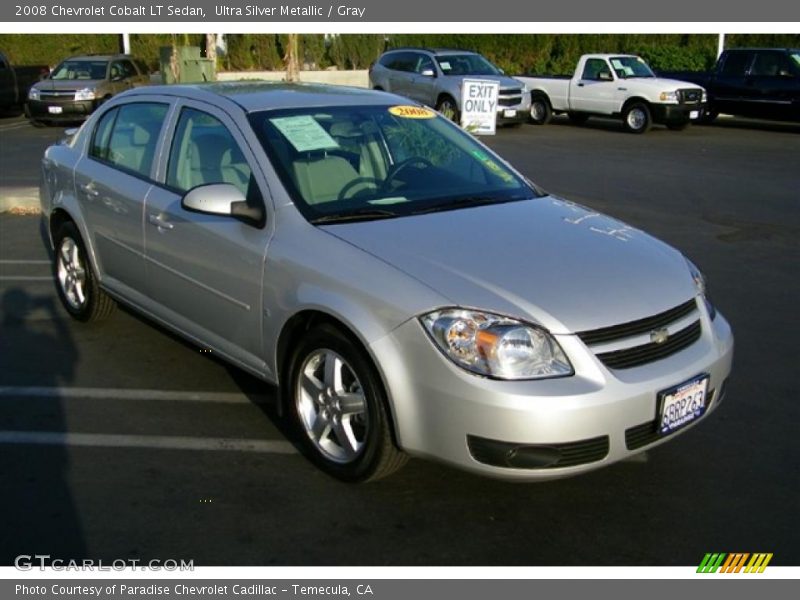 Ultra Silver Metallic / Gray 2008 Chevrolet Cobalt LT Sedan