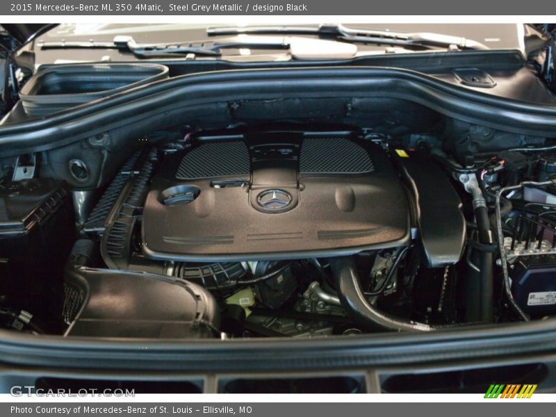 Steel Grey Metallic / designo Black 2015 Mercedes-Benz ML 350 4Matic