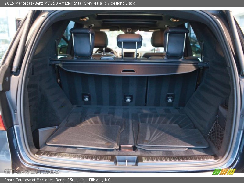 Steel Grey Metallic / designo Black 2015 Mercedes-Benz ML 350 4Matic
