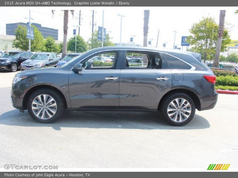 Graphite Luster Metallic / Ebony 2015 Acura MDX SH-AWD Technology