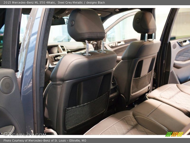 Steel Grey Metallic / designo Black 2015 Mercedes-Benz ML 350 4Matic