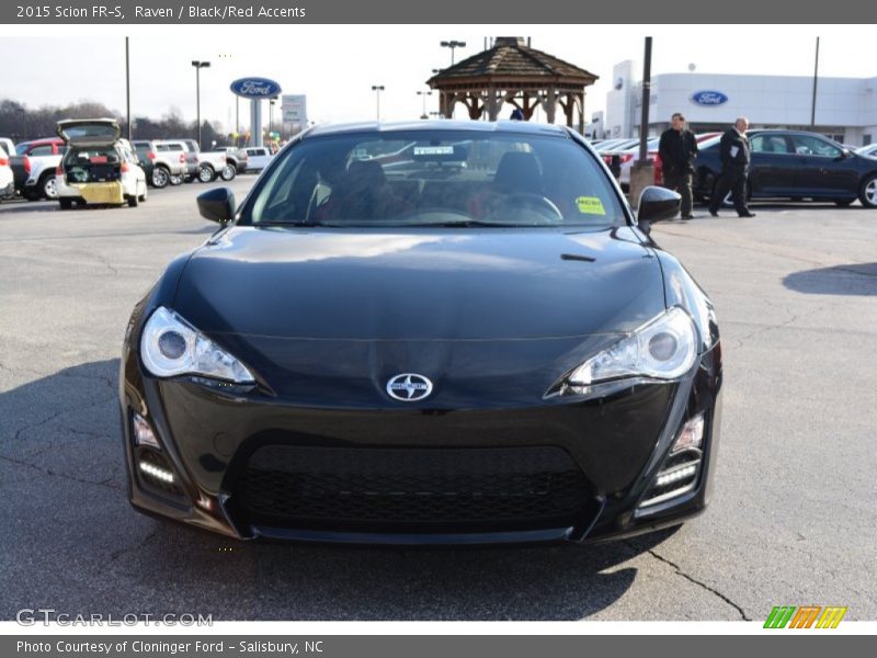 Raven / Black/Red Accents 2015 Scion FR-S