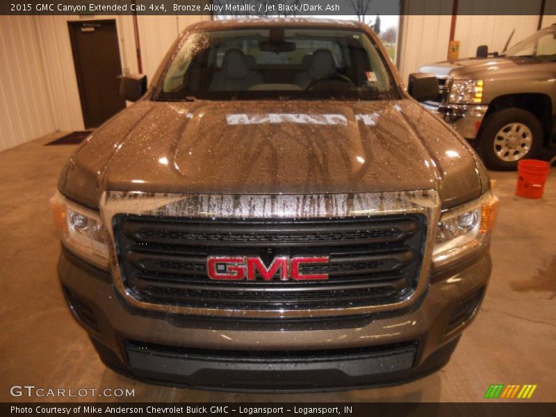 Bronze Alloy Metallic / Jet Black/Dark Ash 2015 GMC Canyon Extended Cab 4x4