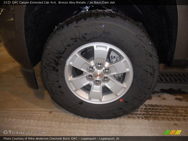 Bronze Alloy Metallic / Jet Black/Dark Ash 2015 GMC Canyon Extended Cab 4x4