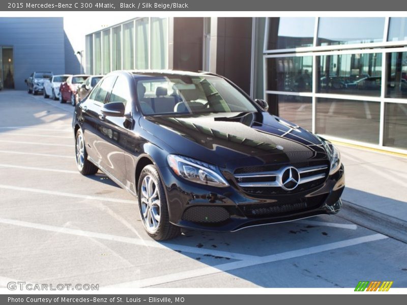 Black / Silk Beige/Black 2015 Mercedes-Benz C 300 4Matic