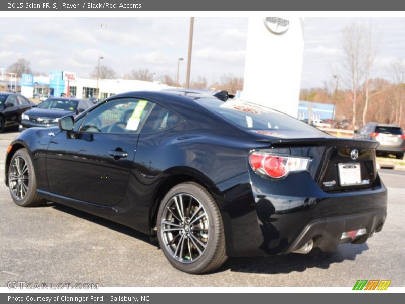 Raven / Black/Red Accents 2015 Scion FR-S