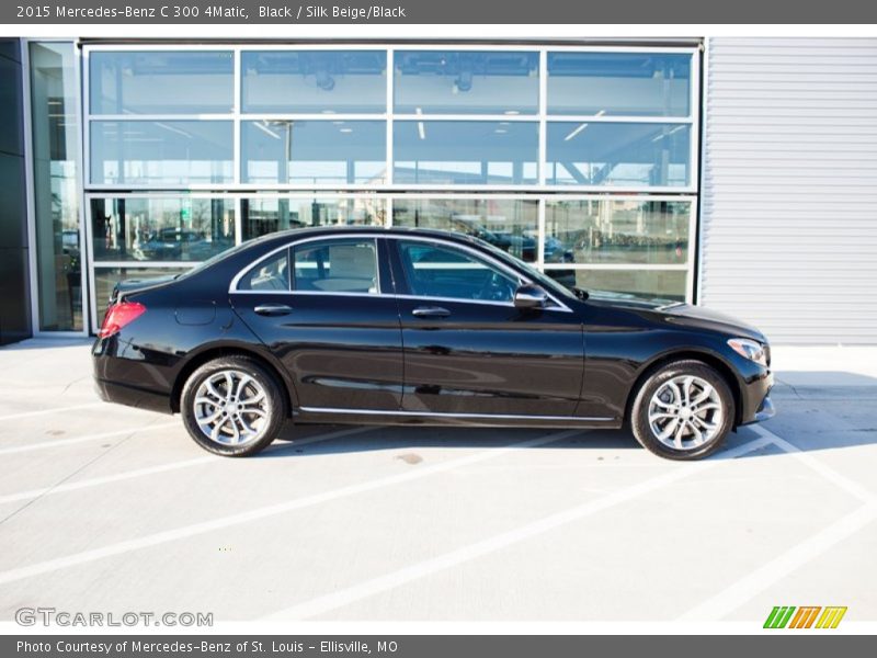 Black / Silk Beige/Black 2015 Mercedes-Benz C 300 4Matic