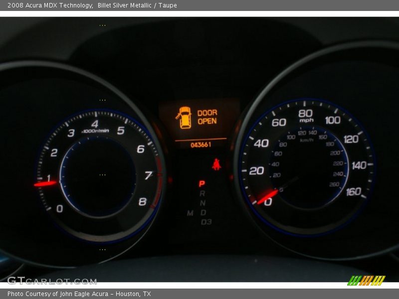 Billet Silver Metallic / Taupe 2008 Acura MDX Technology