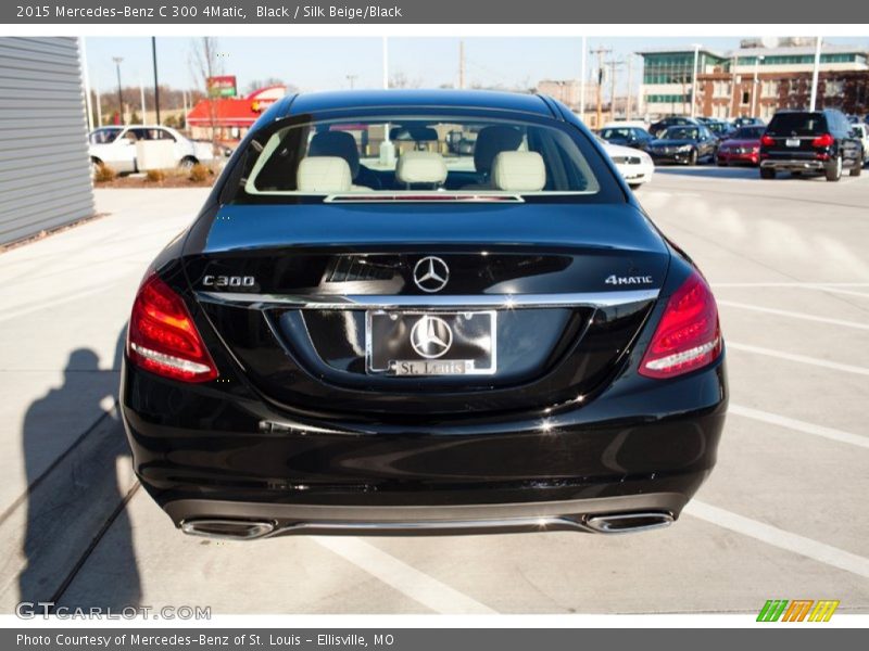 Black / Silk Beige/Black 2015 Mercedes-Benz C 300 4Matic