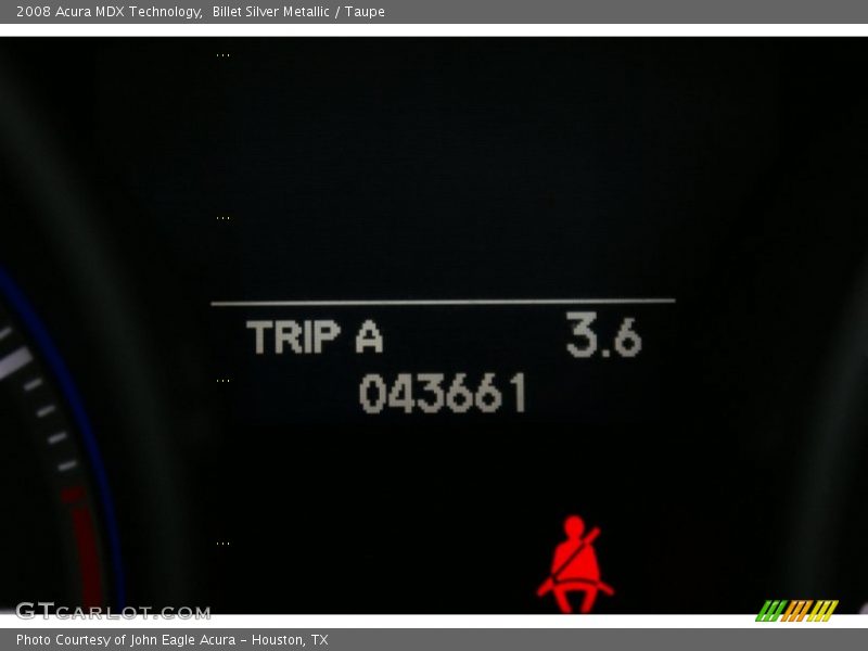 Billet Silver Metallic / Taupe 2008 Acura MDX Technology
