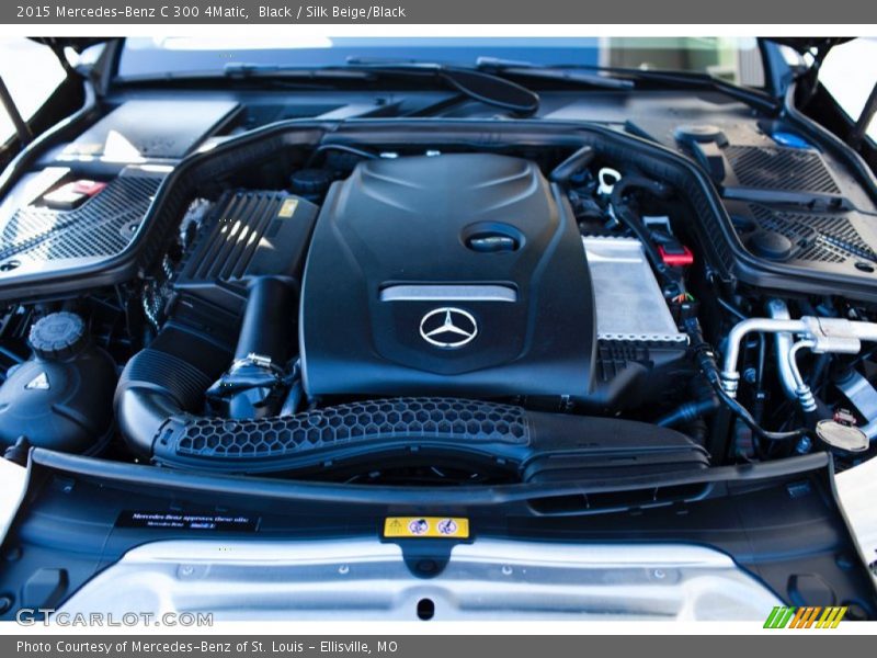Black / Silk Beige/Black 2015 Mercedes-Benz C 300 4Matic