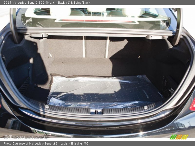 Black / Silk Beige/Black 2015 Mercedes-Benz C 300 4Matic