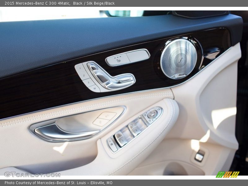 Black / Silk Beige/Black 2015 Mercedes-Benz C 300 4Matic