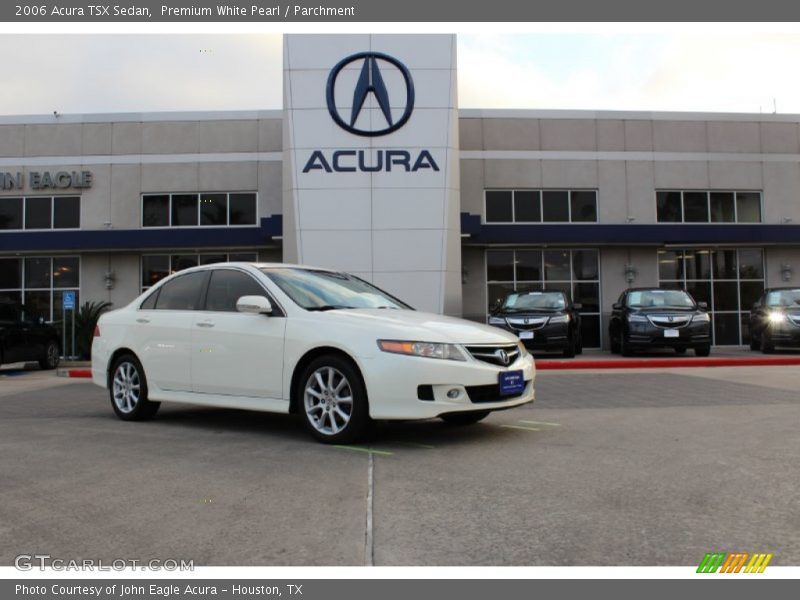 Premium White Pearl / Parchment 2006 Acura TSX Sedan