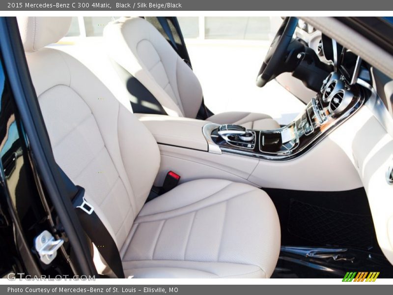 Black / Silk Beige/Black 2015 Mercedes-Benz C 300 4Matic