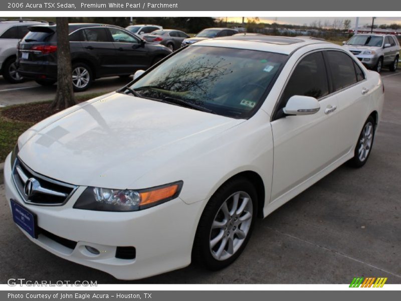Premium White Pearl / Parchment 2006 Acura TSX Sedan