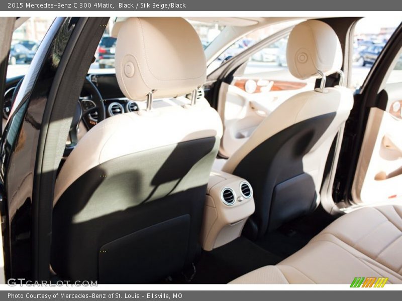 Black / Silk Beige/Black 2015 Mercedes-Benz C 300 4Matic