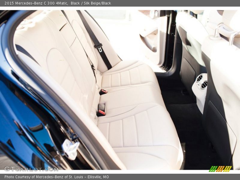 Black / Silk Beige/Black 2015 Mercedes-Benz C 300 4Matic