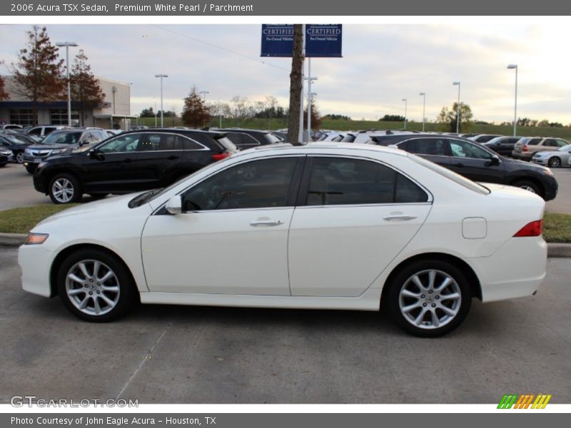 Premium White Pearl / Parchment 2006 Acura TSX Sedan