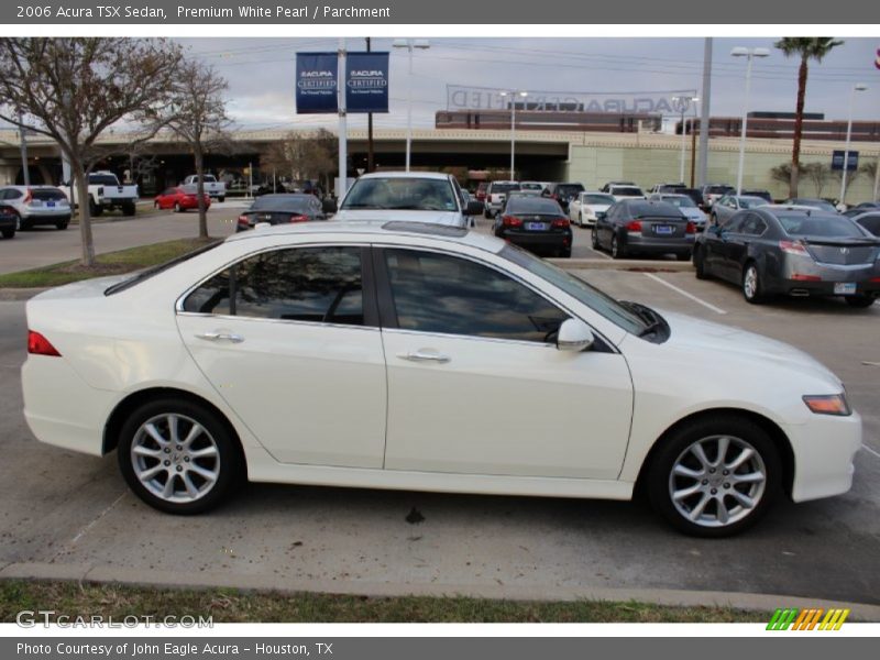 Premium White Pearl / Parchment 2006 Acura TSX Sedan