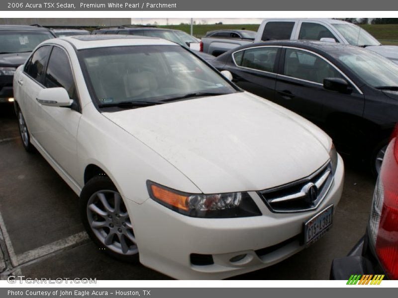 Premium White Pearl / Parchment 2006 Acura TSX Sedan