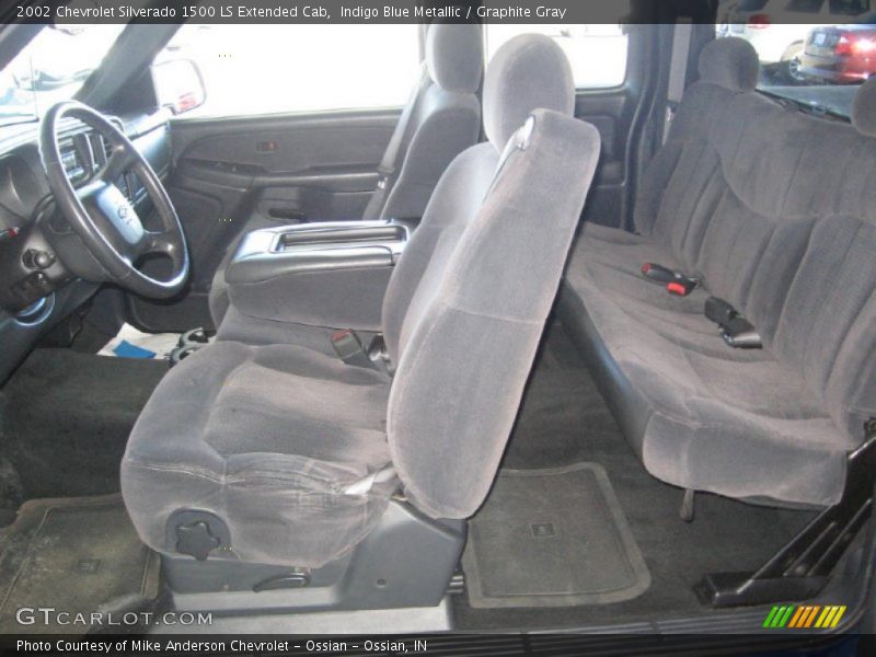  2002 Silverado 1500 LS Extended Cab Graphite Gray Interior