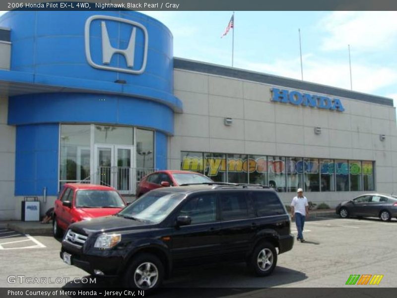 Nighthawk Black Pearl / Gray 2006 Honda Pilot EX-L 4WD