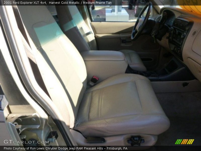 Harvest Gold Metallic / Medium Prairie Tan 2001 Ford Explorer XLT 4x4