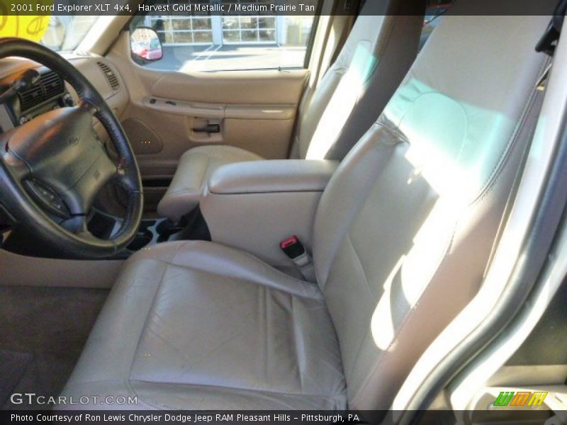 Harvest Gold Metallic / Medium Prairie Tan 2001 Ford Explorer XLT 4x4