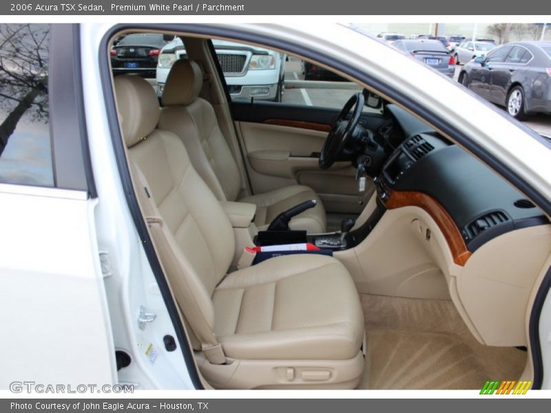 Premium White Pearl / Parchment 2006 Acura TSX Sedan