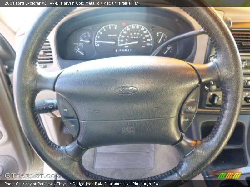 Harvest Gold Metallic / Medium Prairie Tan 2001 Ford Explorer XLT 4x4