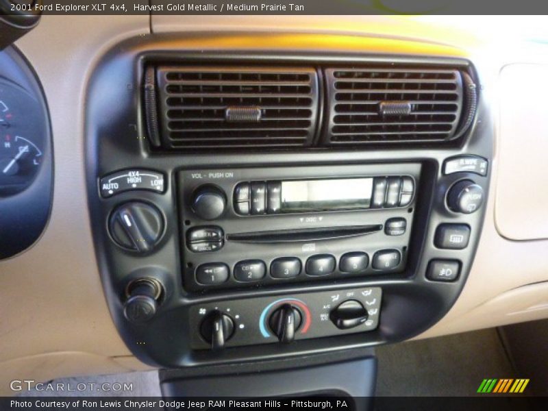Harvest Gold Metallic / Medium Prairie Tan 2001 Ford Explorer XLT 4x4