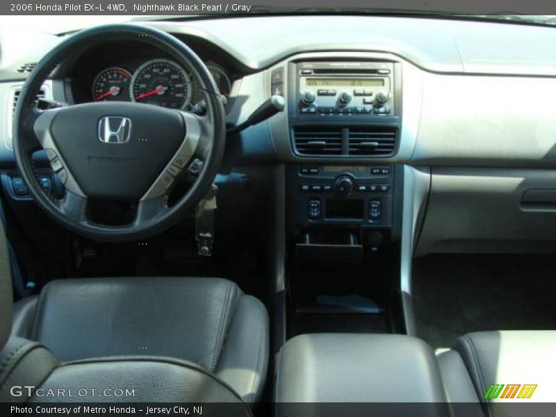 Nighthawk Black Pearl / Gray 2006 Honda Pilot EX-L 4WD