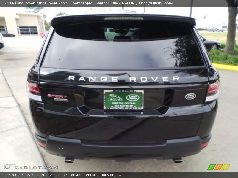 Santorini Black Metallic / Ebony/Lunar/Ebony 2014 Land Rover Range Rover Sport Supercharged