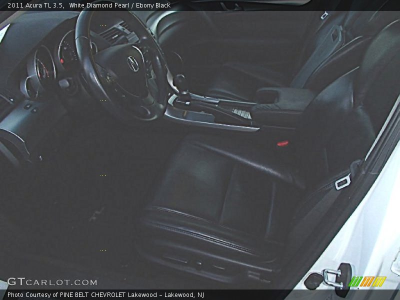 White Diamond Pearl / Ebony Black 2011 Acura TL 3.5