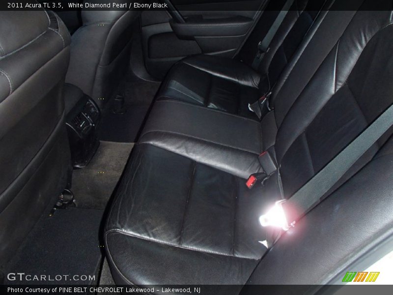 White Diamond Pearl / Ebony Black 2011 Acura TL 3.5