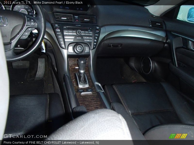 White Diamond Pearl / Ebony Black 2011 Acura TL 3.5