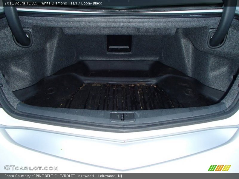 White Diamond Pearl / Ebony Black 2011 Acura TL 3.5