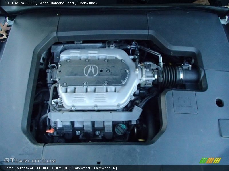 White Diamond Pearl / Ebony Black 2011 Acura TL 3.5