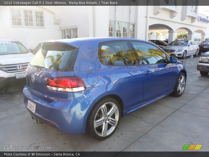 Rising Blue Metallic / Titan Black 2013 Volkswagen Golf R 2 Door 4Motion