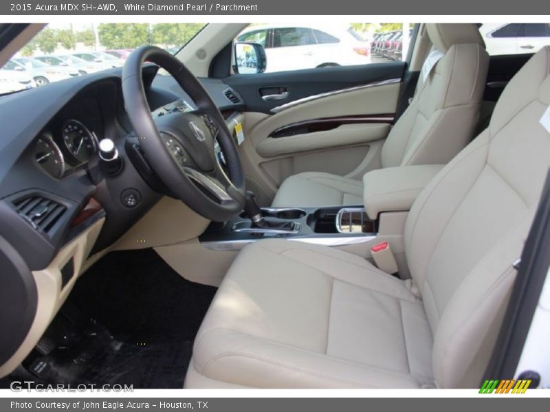 White Diamond Pearl / Parchment 2015 Acura MDX SH-AWD