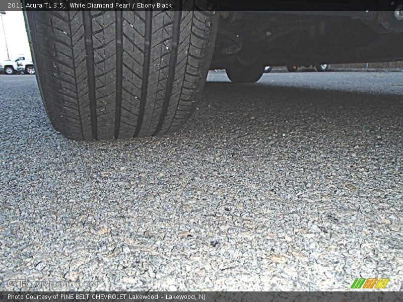 White Diamond Pearl / Ebony Black 2011 Acura TL 3.5