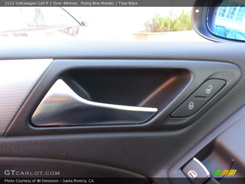 Rising Blue Metallic / Titan Black 2013 Volkswagen Golf R 2 Door 4Motion