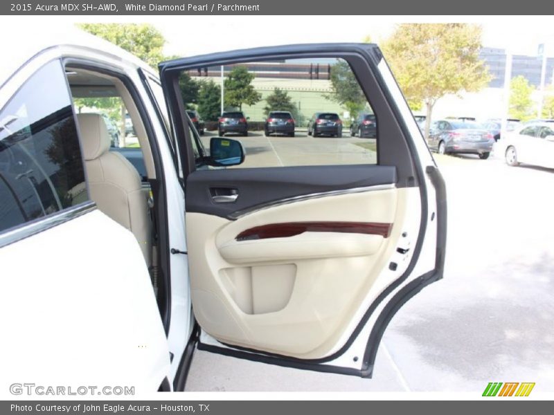 White Diamond Pearl / Parchment 2015 Acura MDX SH-AWD