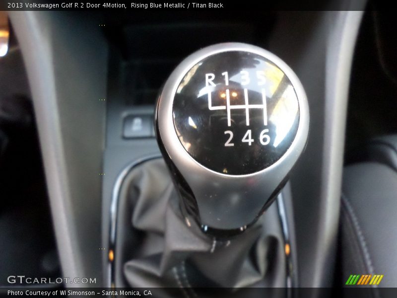 Rising Blue Metallic / Titan Black 2013 Volkswagen Golf R 2 Door 4Motion