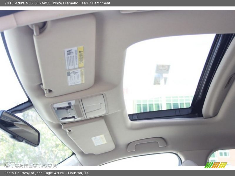 White Diamond Pearl / Parchment 2015 Acura MDX SH-AWD
